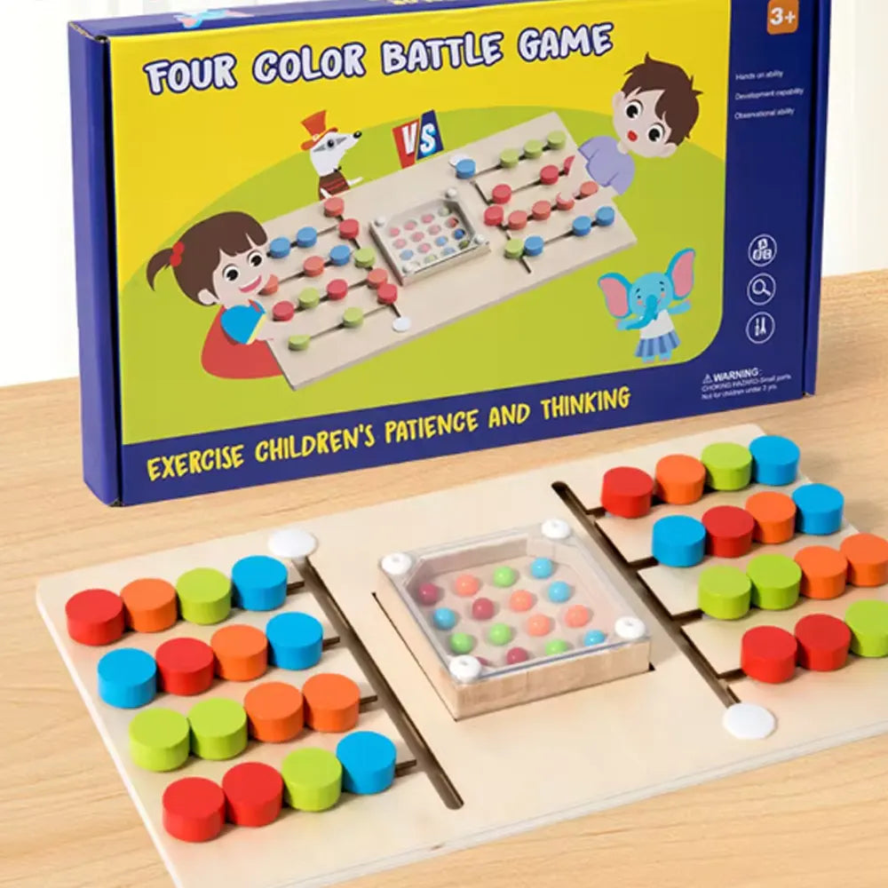Four Color Battle Board Game – 3Y+