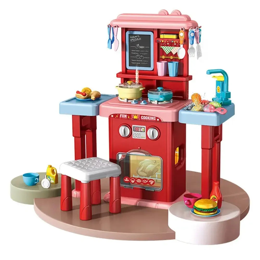 Cuisine Jouet Interactive avec Accessoires et Chaise - 3A+