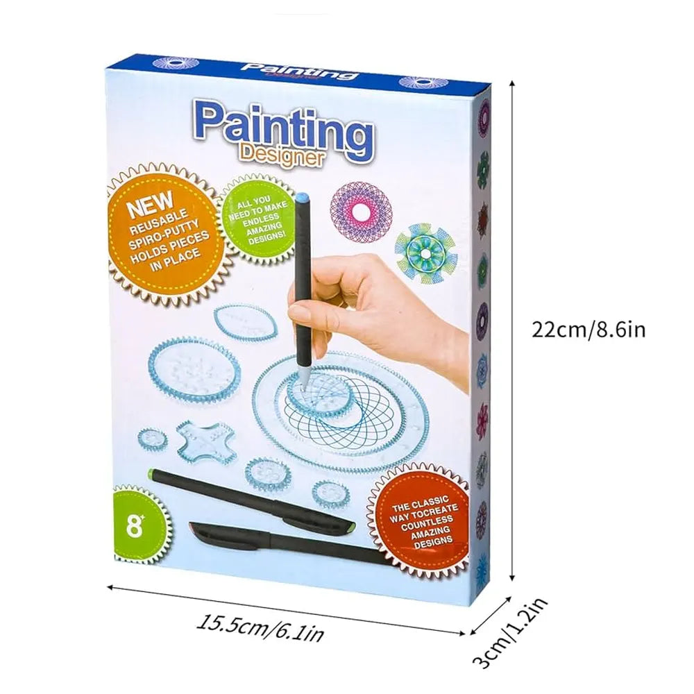 مجموعة رسم سبيروجراف 8 سنوات فما فوق