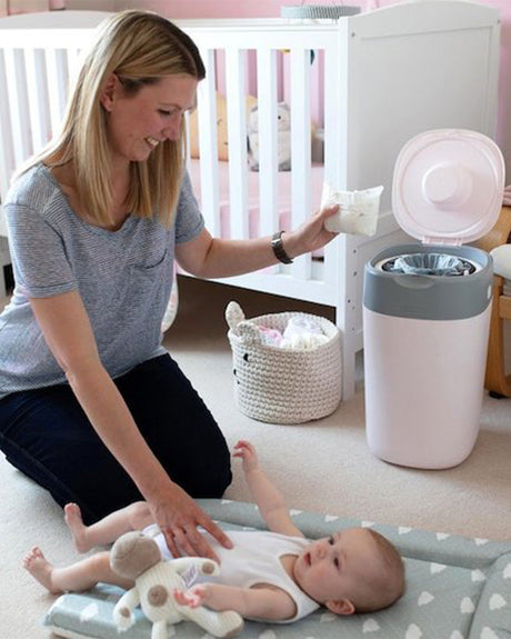 Contenedor para pañales antiolor Twist & Click de Tommee Tippee - Rosa
