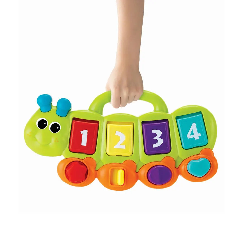 Infantino Chenille Interactive avec Son et Lumière – 10M+