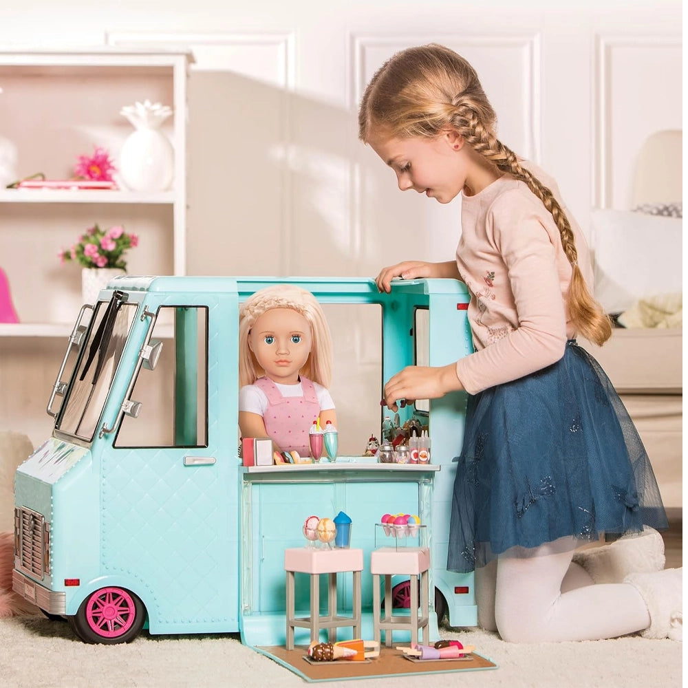 Our Generation 18-inch Doll with Jumper Dress 3Y+ - Naty