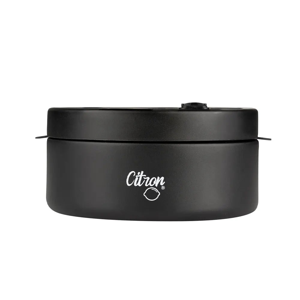 Citron Thermos Alimentaire en Acier Inoxydable 400ml - Noir