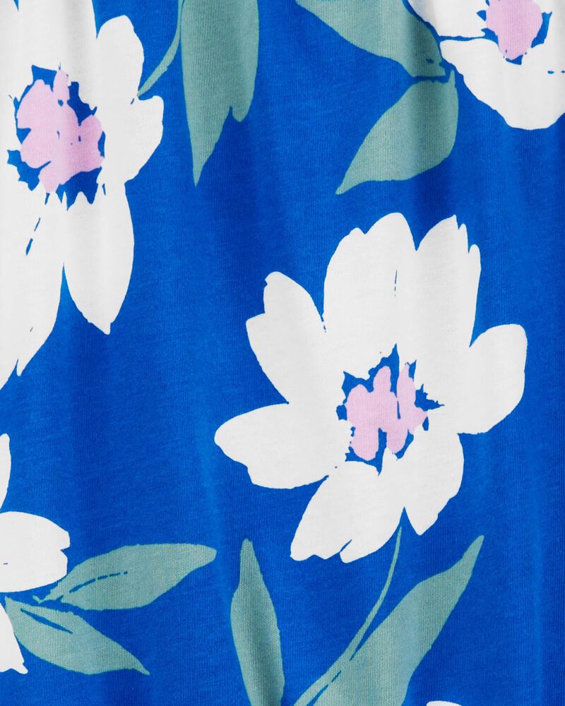 Carter's Floral Smocked Top - Blue