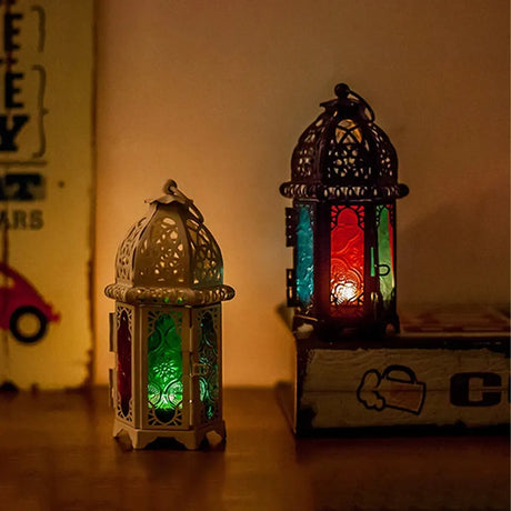 Farol de Metal 7x16 cm - Plateado