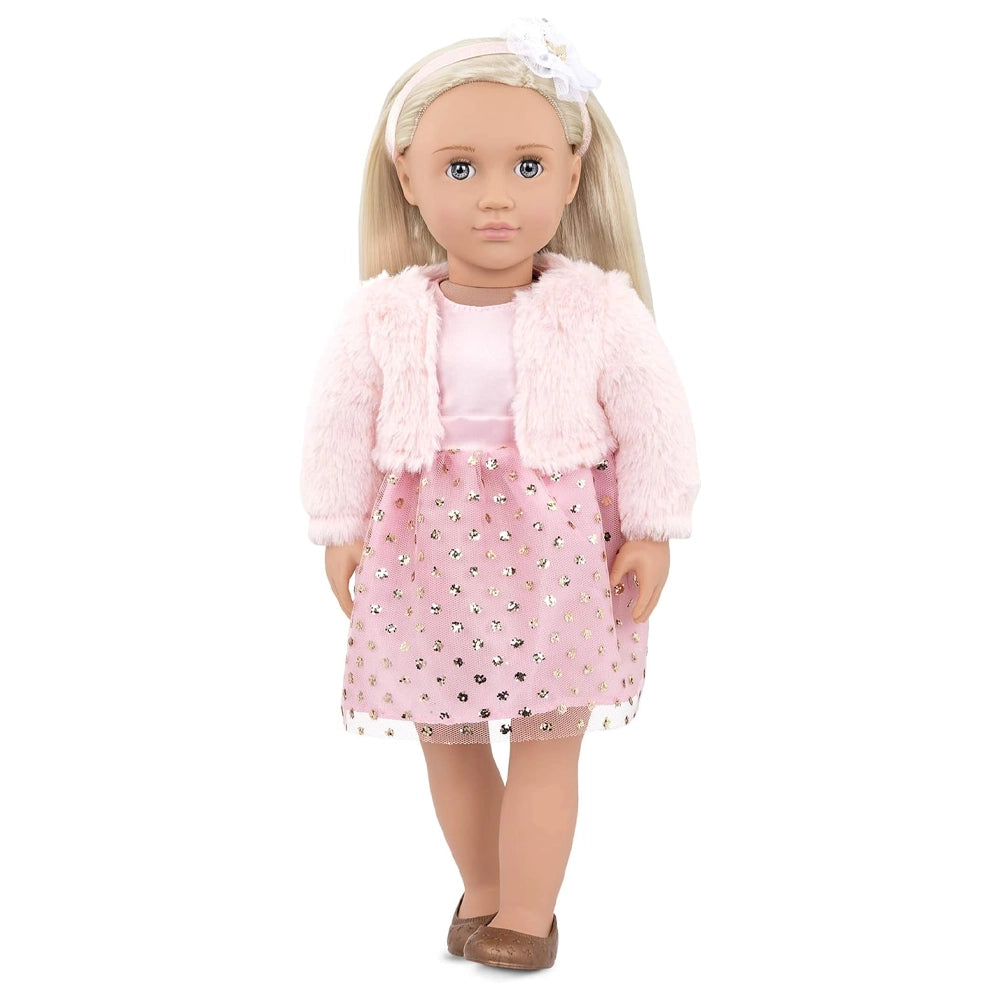 Our Generation 18-inch Doll with Sequin Dress 3Y+ - Millie