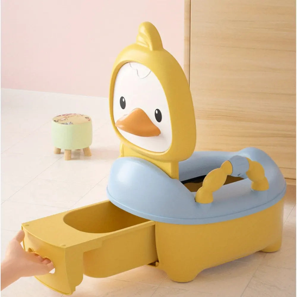 Orinal de aprendizaje con tapa - Tema Pato