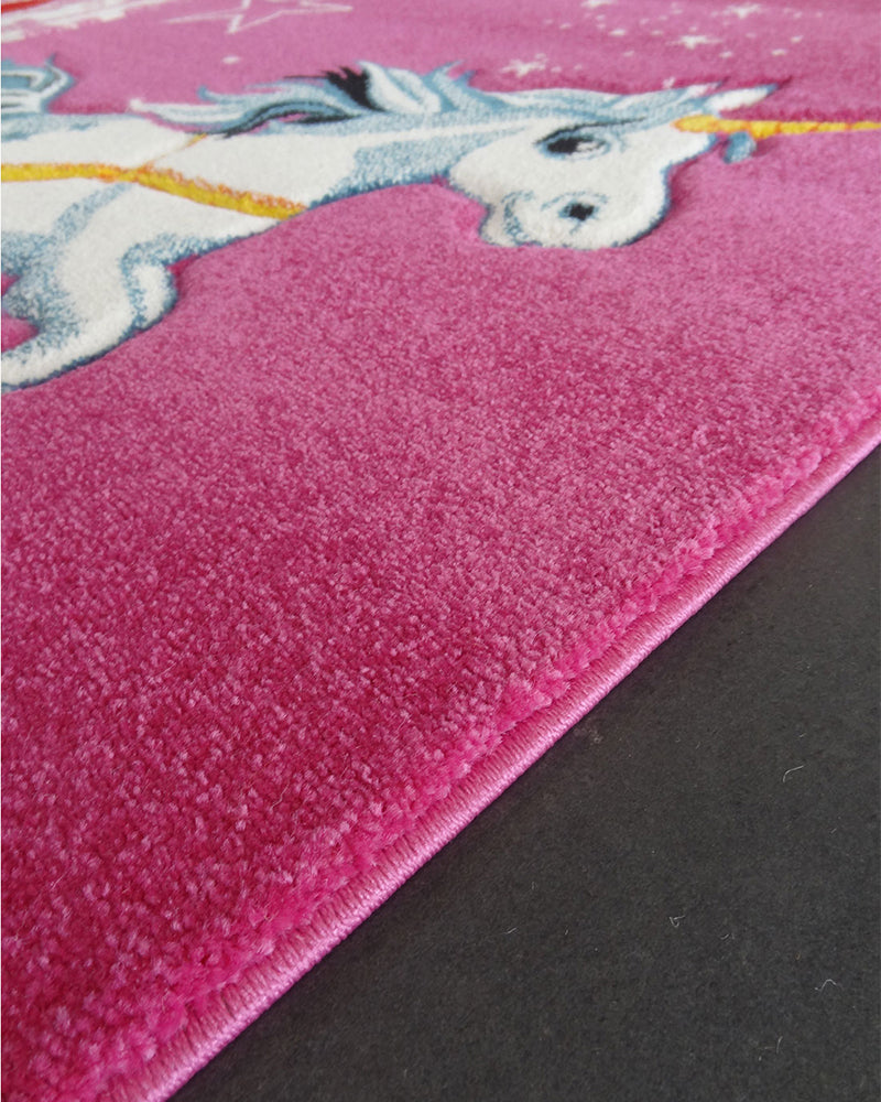 Alfombra Castillo Unicornio Rosa