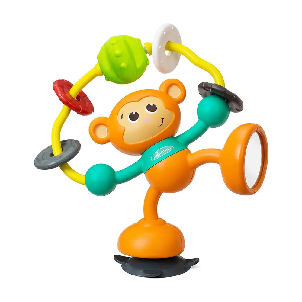 Infantino Jouet Ventouse Singe - 6M+