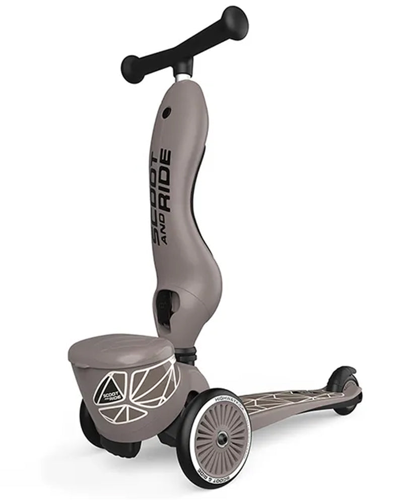 Scoot And Ride Trottinette 2en1 Highwaykick 1 Lifestyle - Brown Lines