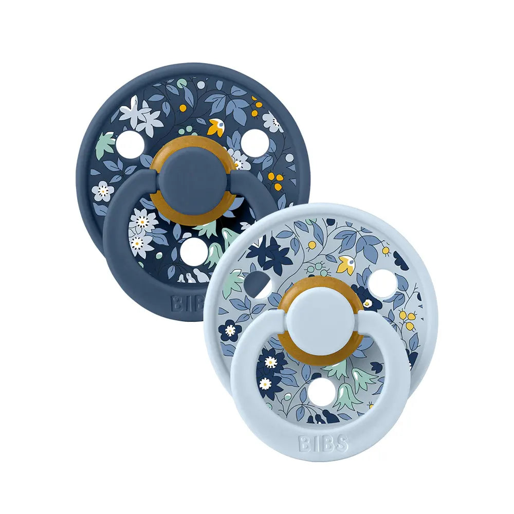 بيبس × ليبرتي مجموعة من لهايتين مستديرتين - مزيج من نبات البابونج/اللون الأزرق الفاتح