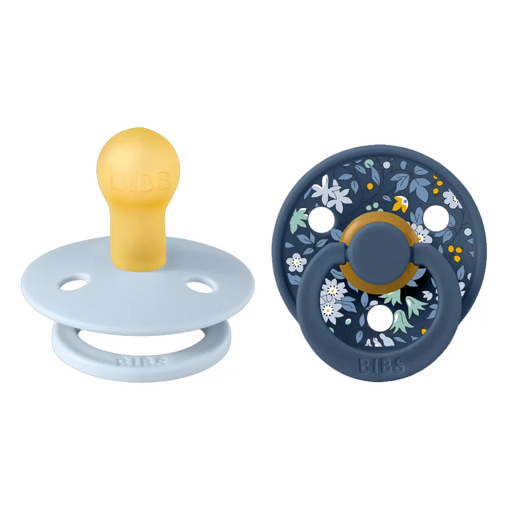 بيبس × ليبرتي مجموعة من لهايتين مستديرتين - مزيج من نبات البابونج/اللون الأزرق الفاتح