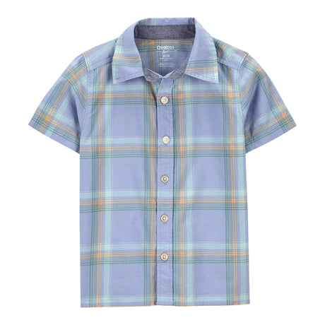 Chemise Boutonnée à Carreaux OshKosh - Bleu