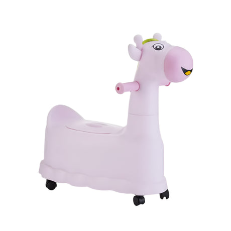 Giraffe Theme Training Potty with Wheels