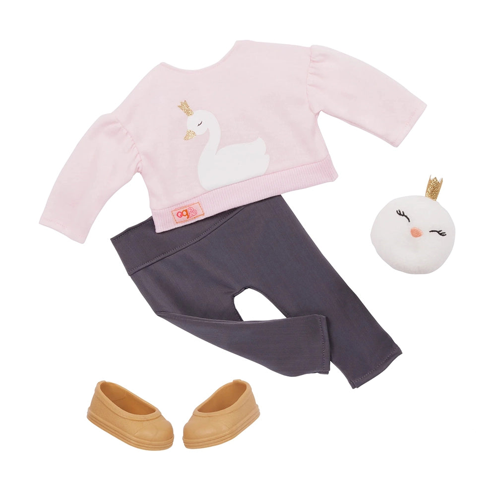 Our Generation 18-inch Doll with Swan Plush 3Y+ - Eliana