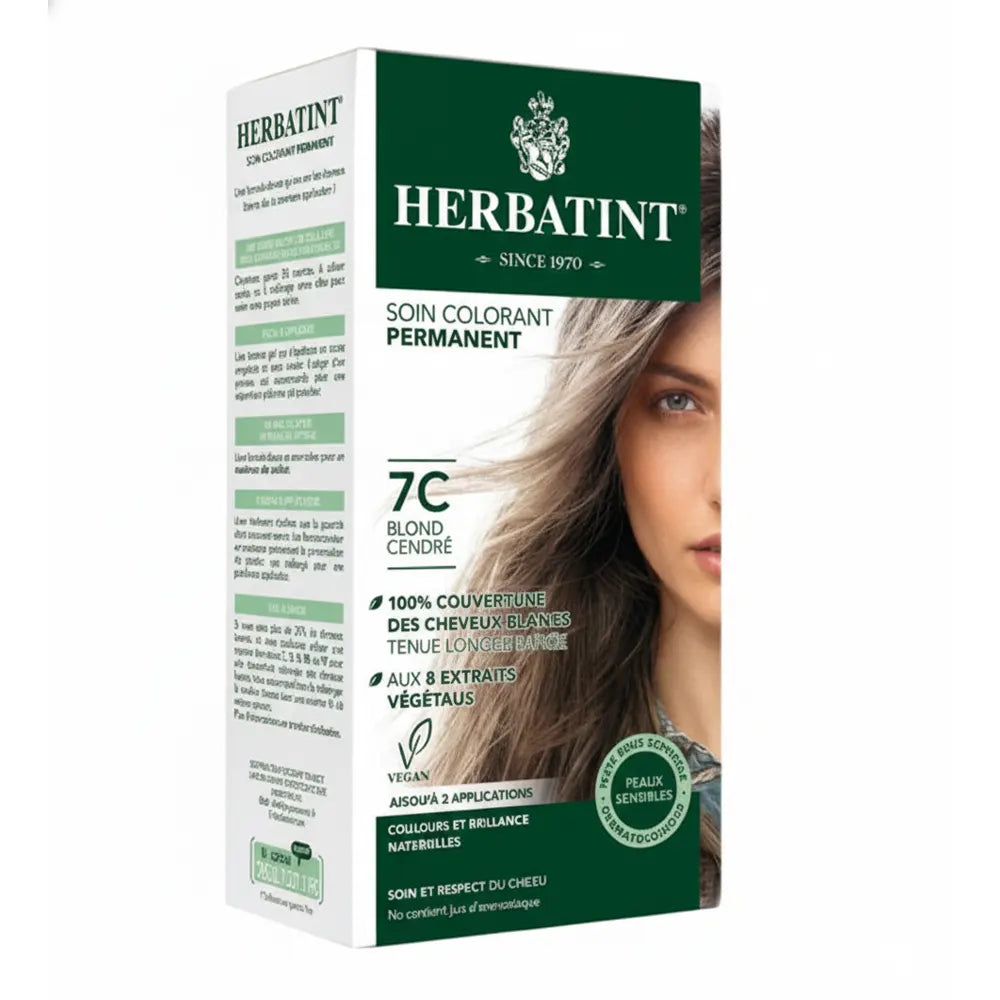 Herbatint Soin Colorant Permanent 7C Blond Cendré 150ml