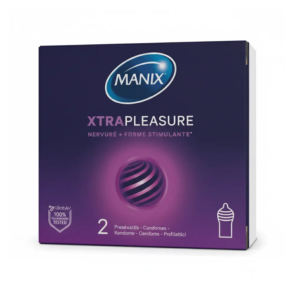 Manix Xtra Pleasure - 2 Préservatifs
