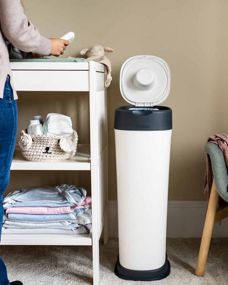 Tommee Tippee Poubelle à Couches Twist & Click XL - Blanc