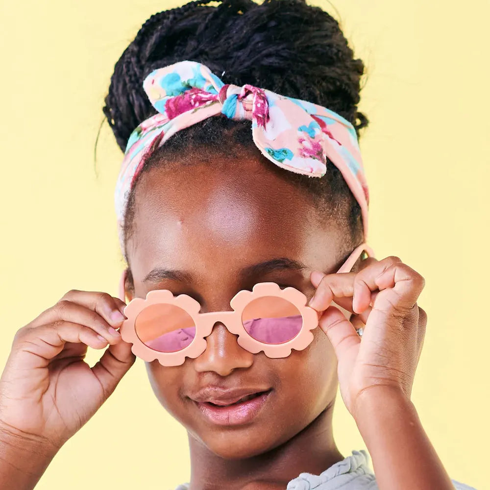 Babiators Gafas de Sol de Flor Polarizadas 3-5 Años - Peachy Keen