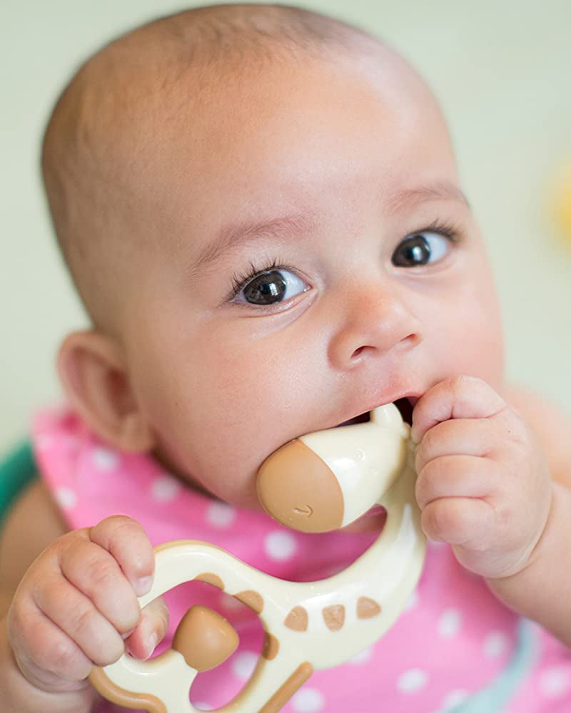Dr. Brown's Anneau de dentition Apaisant 3M+ - Girafe
