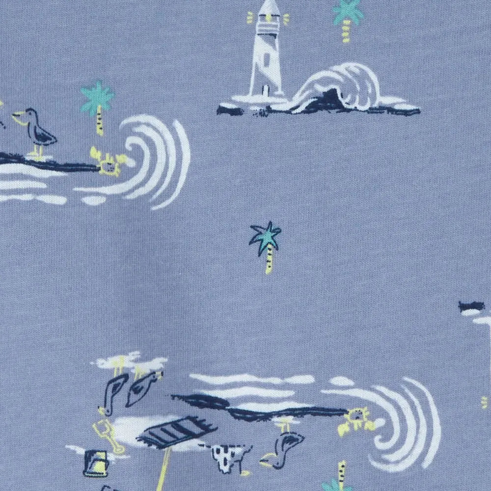 Barboteuse en Coton Carter's - Bleu