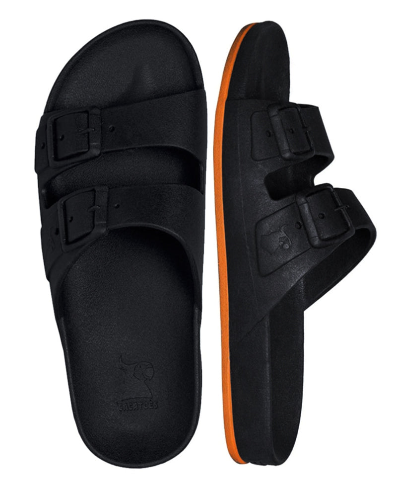 Cacatoès Sandales Brasilia Fluo Teen - Noir & Orange