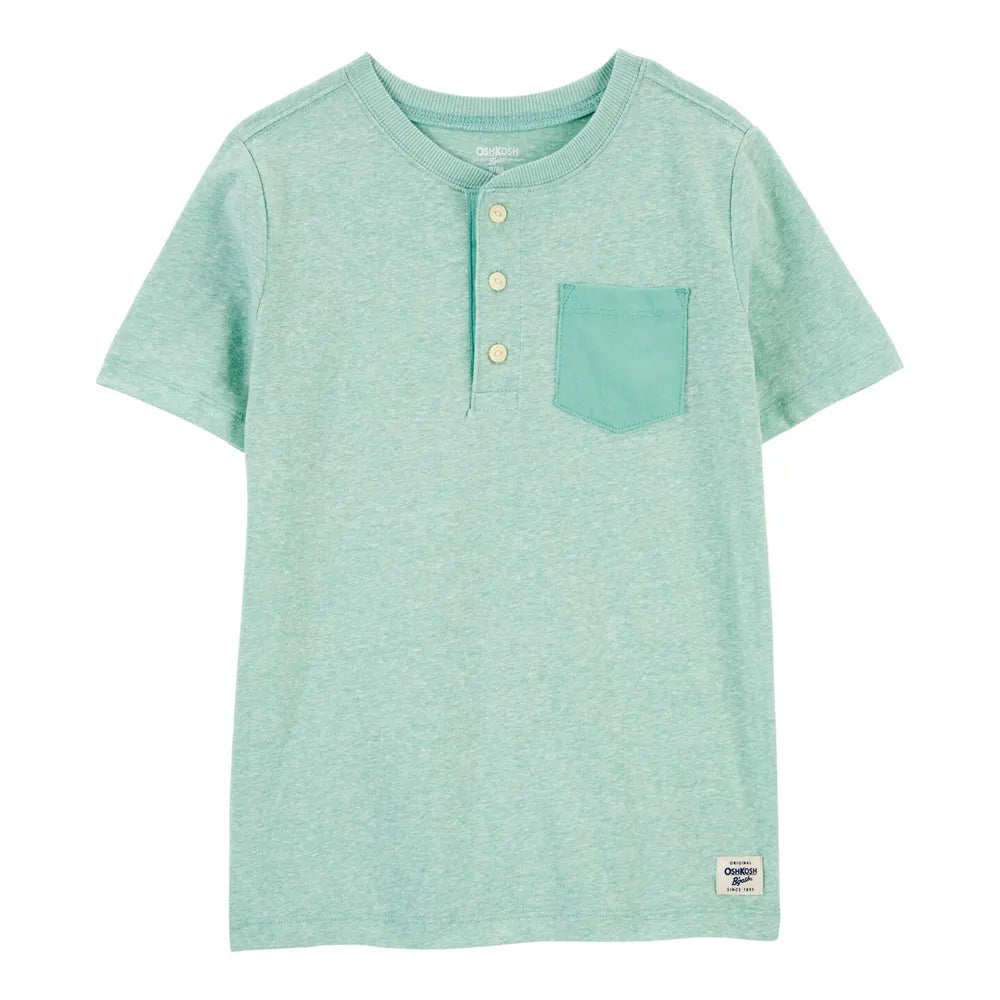 T-shirt Chiné à Poches OshKosh - Vert