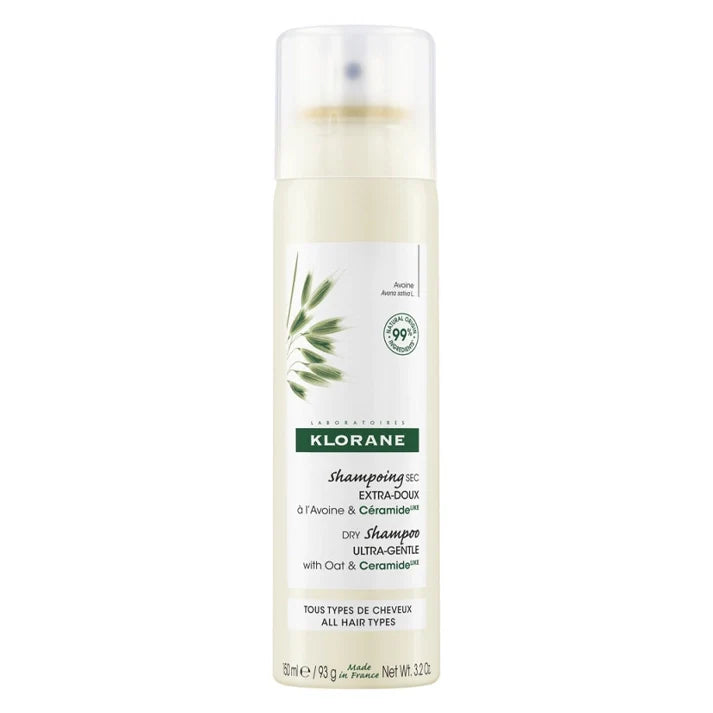 Champú seco extra suave Klorane con leche de avena - 150 ml
