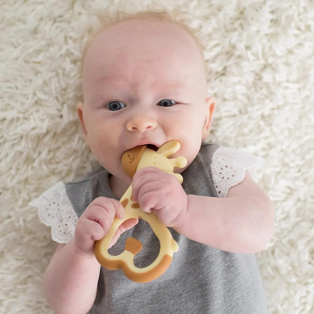 Dr. Brown's Anneau de dentition Apaisant 3M+ - Girafe