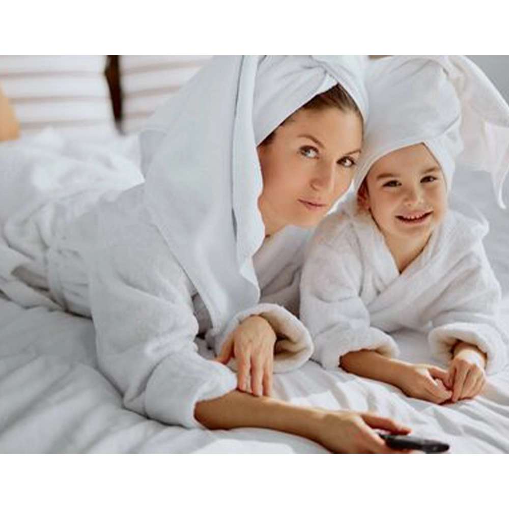 Bambidou Pack 2 Peignoirs Matchy-Matchy Maman & Enfant