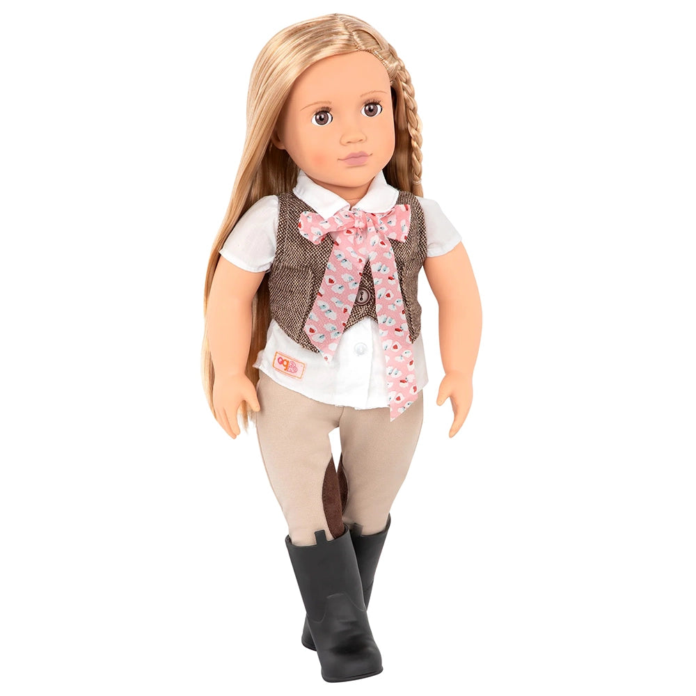 Our Generation Horseback Riding Doll with Blonde Hair 46cm 3Y+ - Leah