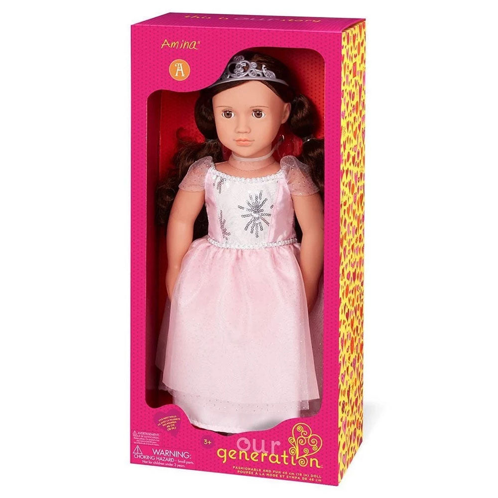 Our Generation Doll with Dress 46cm 3Y+ - Amina