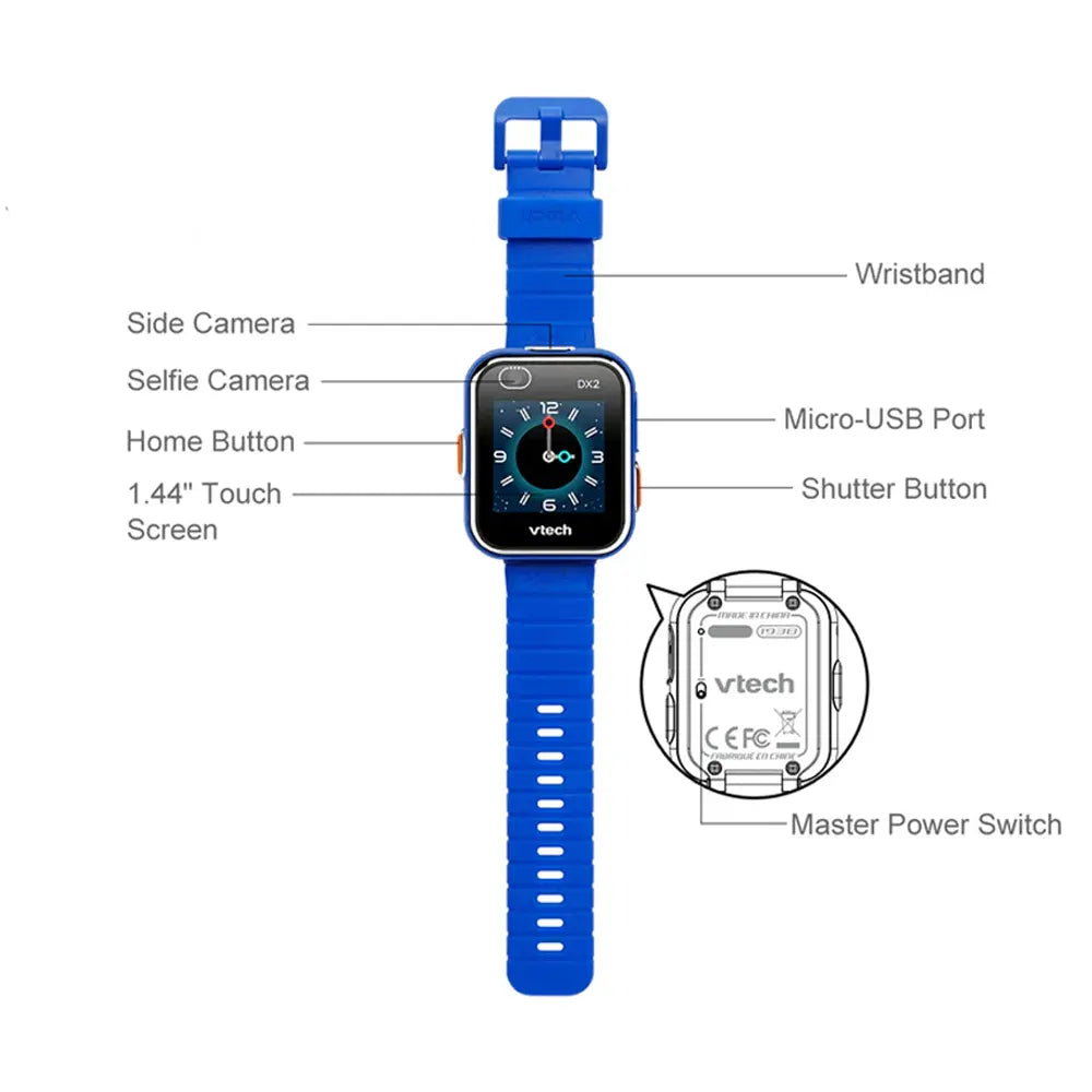 Vtech Kidizoom Smart Watch Connected DX2 - Blue