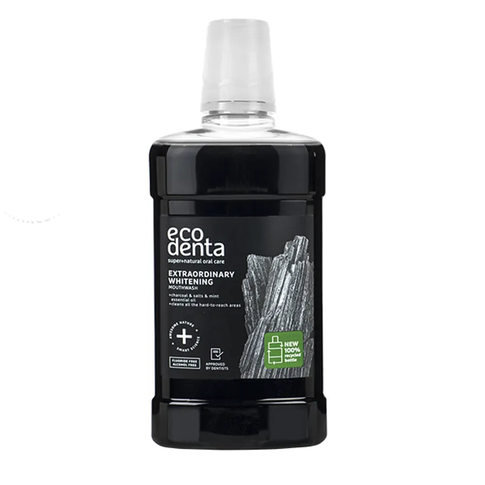 ECODENTA Whitening Mouthwash with Activated Charcoal 500ml