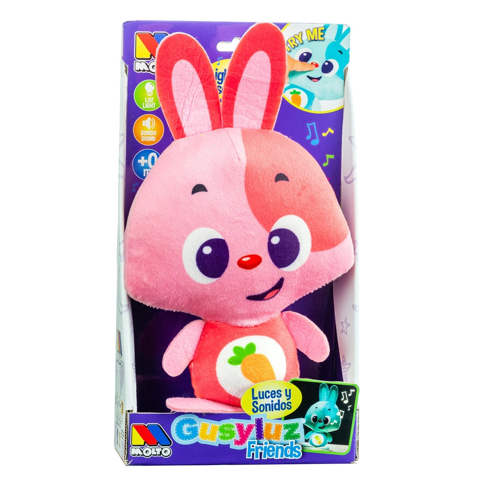 Molto Peluche Lapin 0M+ - Rose