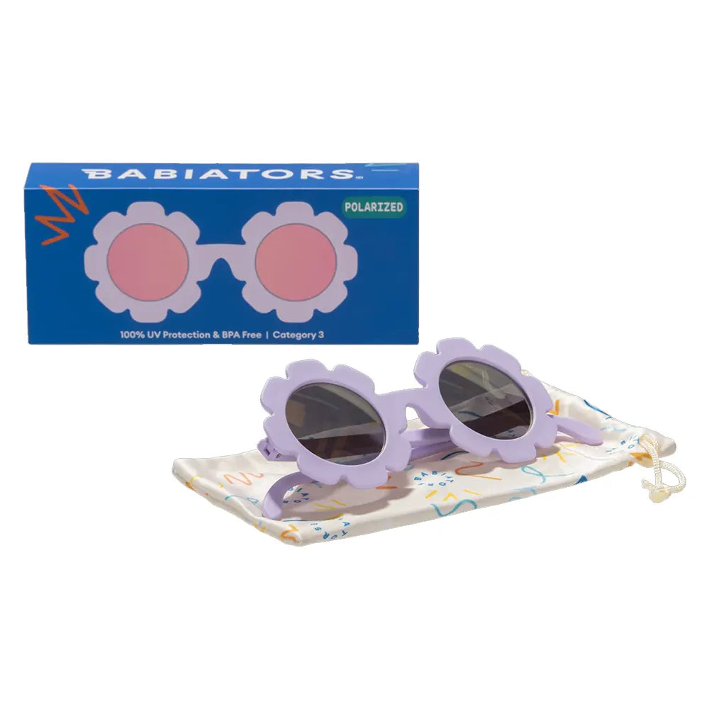 Babiators Gafas de Sol de Flor Polarizadas 3-5 Años - Irresistible Iris