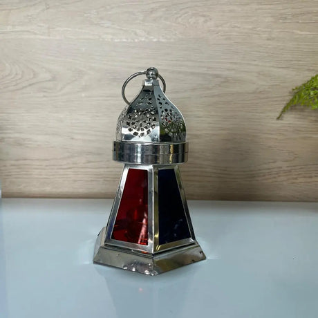 Lanterne en Métal 11,2x16,7 cm - Argenté