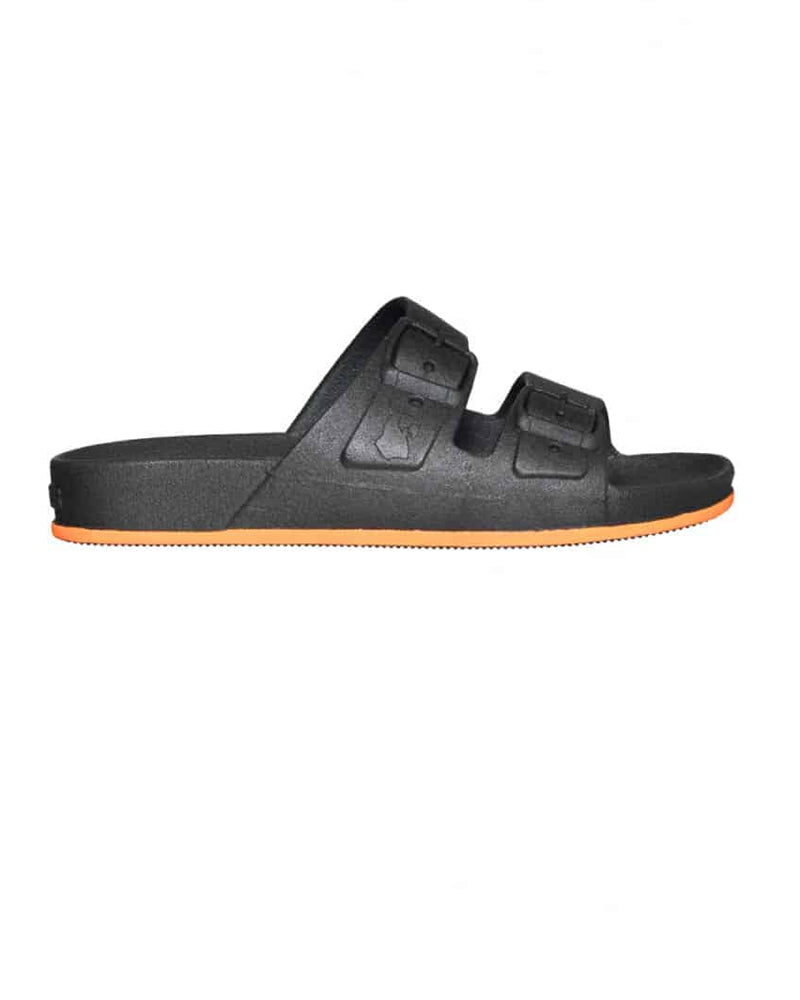 Cacatoès Sandales Parfumées Brasilia Fluo - Noir & Orange