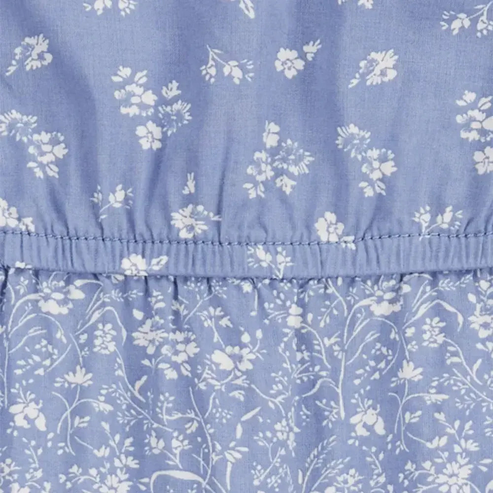 Combinaison à Volants OshKosh - Floral Bleu