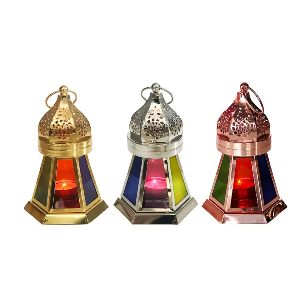 Farol de Metal 11,2x16,7 cm - Bronce