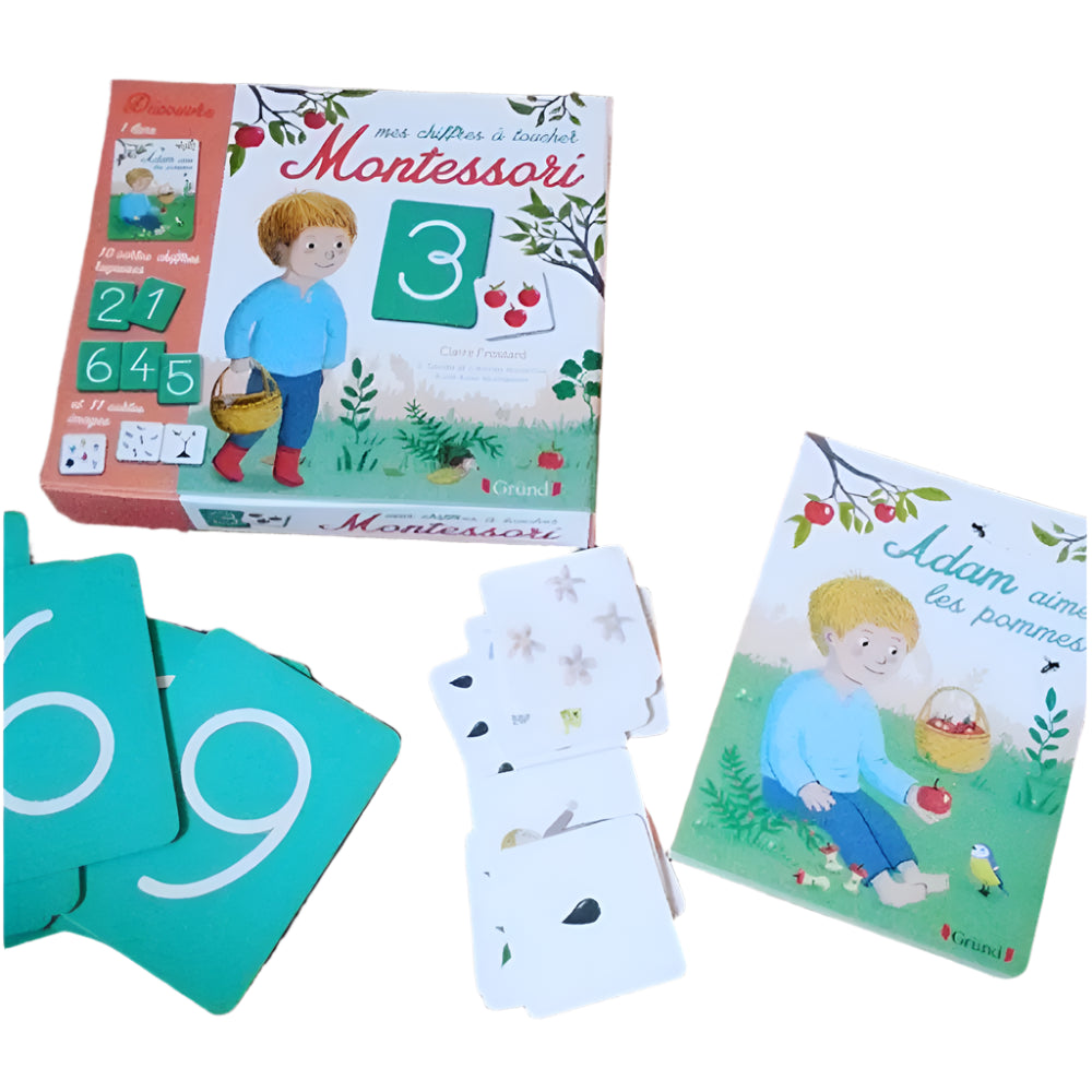 أرقامي للمس بطريقة مونتيسوري