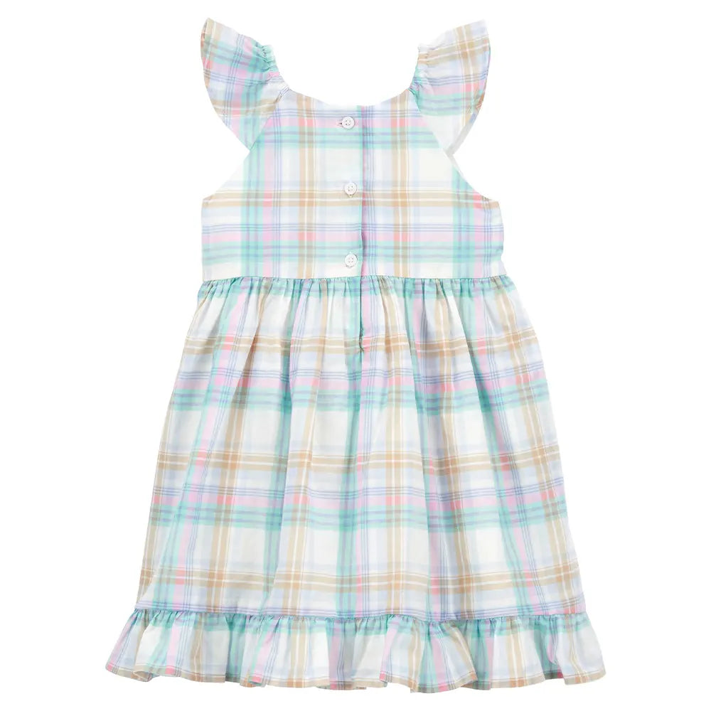 Robe à Volants à Carreaux Oshkosh - Multi