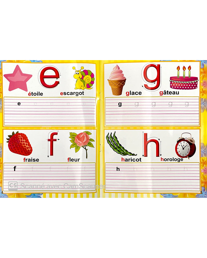 مجموعة من 5 كتب تعليمية باللغة العربية والفرنسية