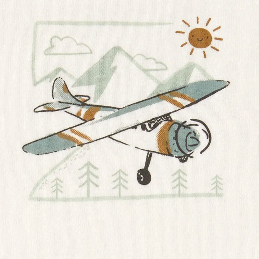 Juego de 3 piezas de Carter - Avión verde