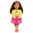 Our Generation Poupée avec Jupe Rose & Collier 46cm 3A+ - Patricia