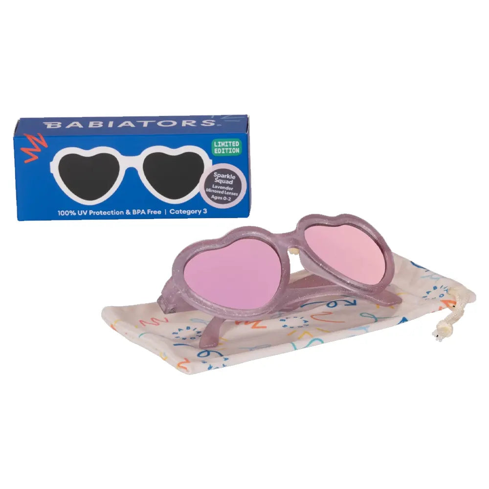 Babiators Gafas de Sol de Corazón Polarizadas 3-5 Años - Sparkle Squad