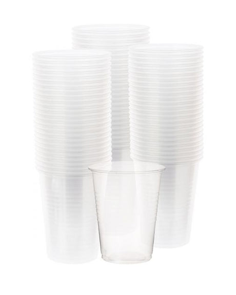 Ensemble de 100 Gobelets en Plastique - Transparent