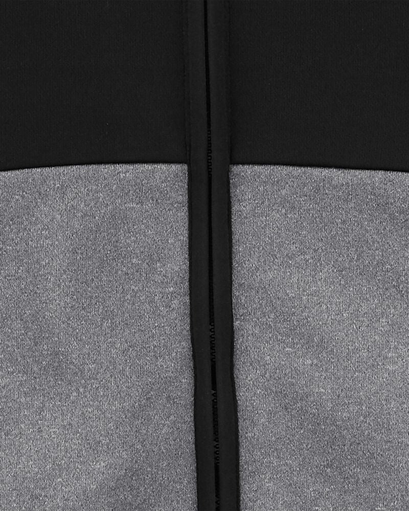 Sweat À Capuche Zippé Color Block OshKosh - Gris & Noir