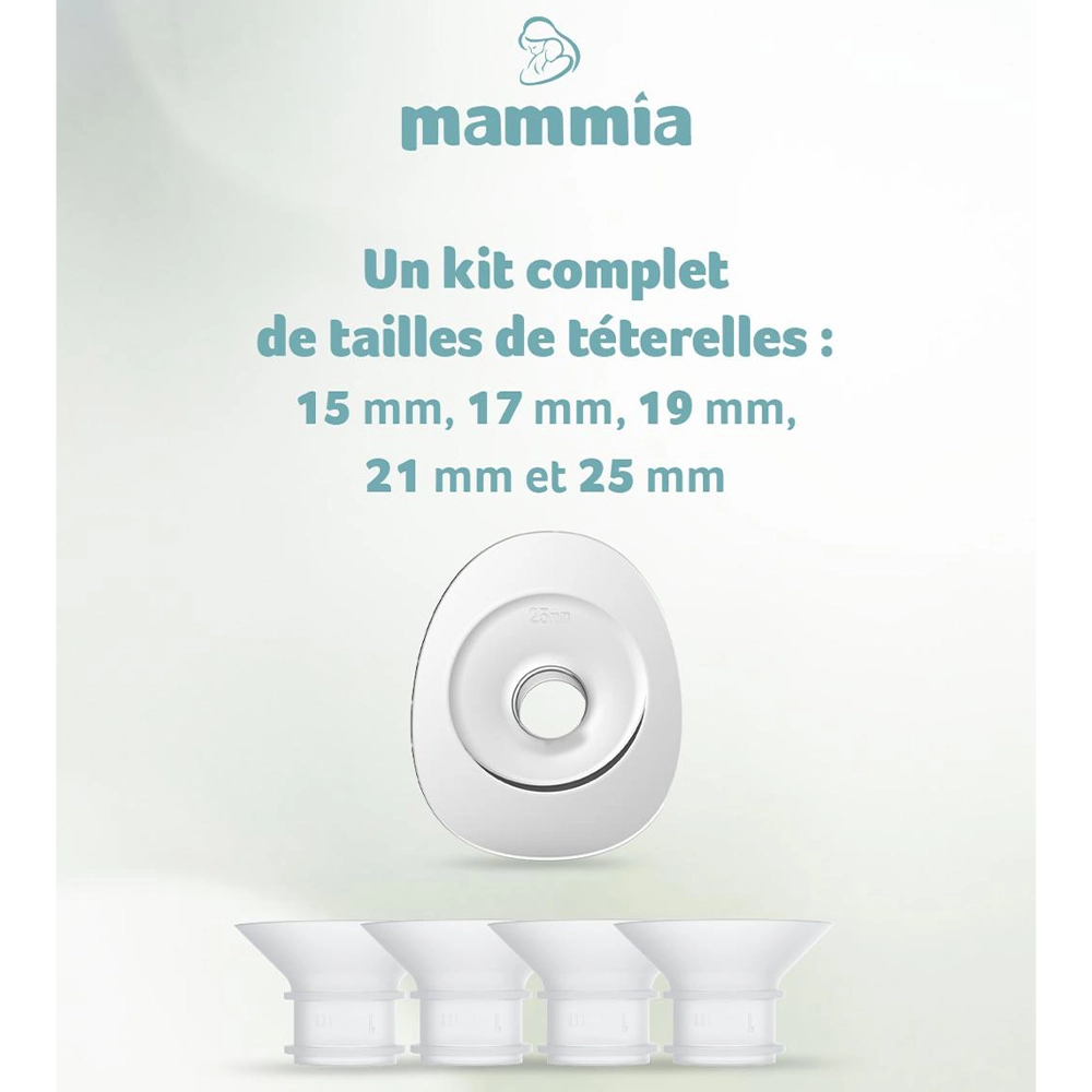 Mammia Sacaleches Eléctrico Manos Libres - Set Completo