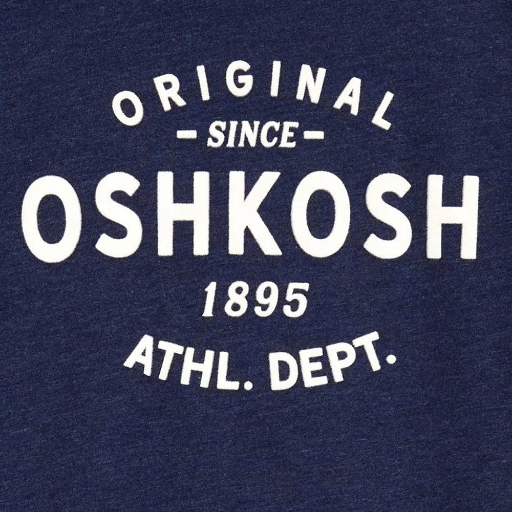 T-shirt Graphique avec Logo OshKosh - Bleu